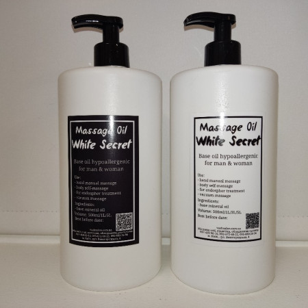 Массажное масло нейтральное "White Secret" 1 л